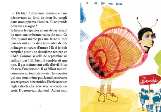 Illustration for the book "Toi Vénutienne, moi Martien"