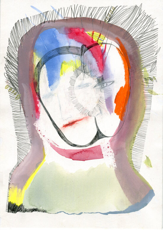 Serie of drawings "The girl without hands"