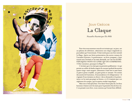 Illustration for the french literary magazine Décapage