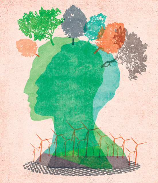 Illustration for the Green European Journal
