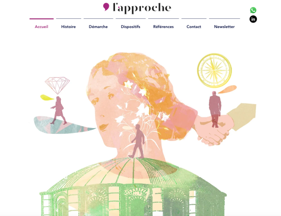 Illustration pour le Site "L'approche"
