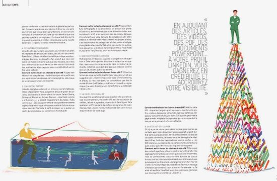 Illustrations for Air Le Mag