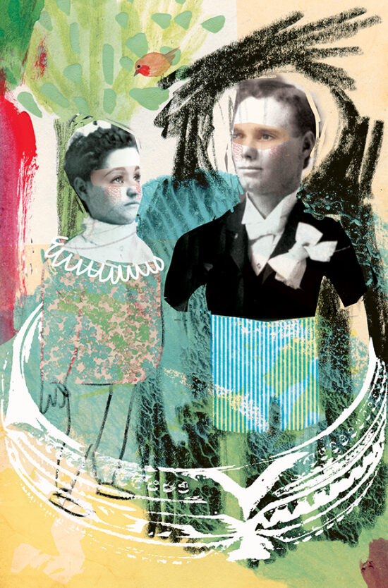 Illustration for the literary review Décapage