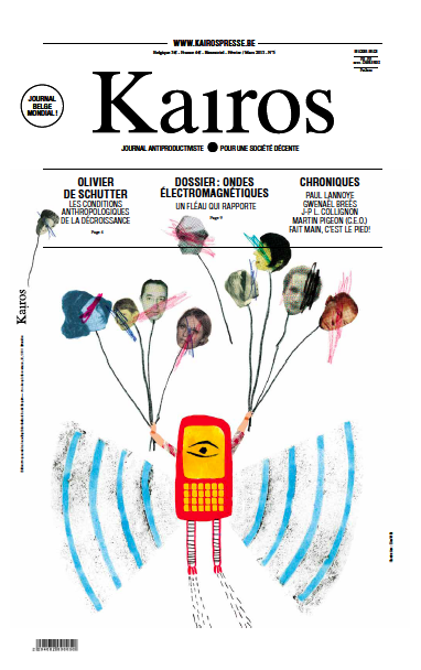 Cover illustration for the Newspaper Kaïros