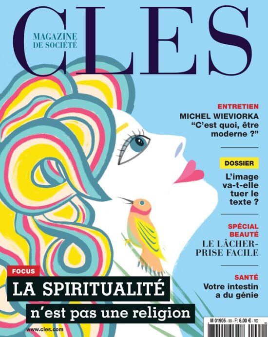 Cover illustration for Clés magazine