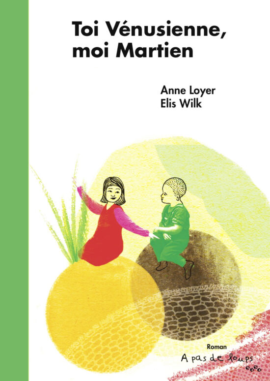 Illustration for the book "Toi Vénutienne, moi Martien"