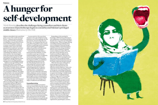 Illustration for UK magazine Therapy Today