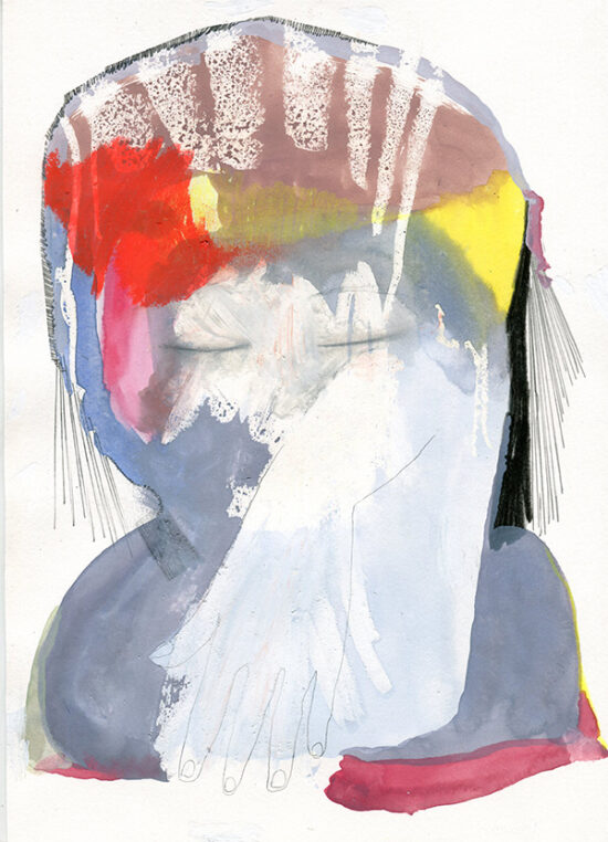 Serie of drawings "The girl without hands"